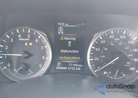 2021 Infiniti Q50 Luxe z USA, uszkodzony, nr VIN JN1EV7BP7MM701341